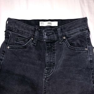 NWOT Washed Black Topshop Jamie Jeans